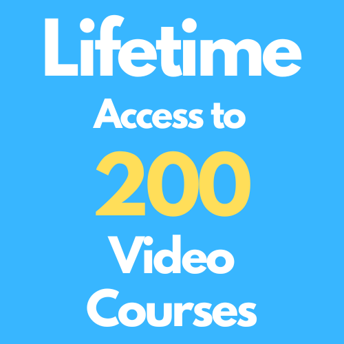 Lifetime Access to 200 Video Courses